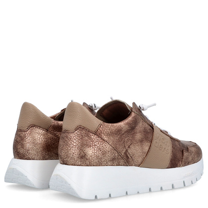 Hiszpańskie sneakersy premium - WONDERS A-2492 ZŁOTE