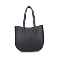 Torebka damska ze skóry - TOSCANIO C243 GRANATOWA