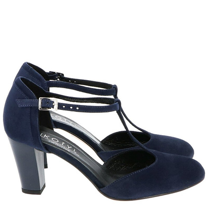 Buty taneczne - KOTYL 7063 GRANATOWE