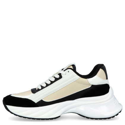 Sneakersy damskie premium - PINKO ARIEL 07 BIAŁO-CZARNE