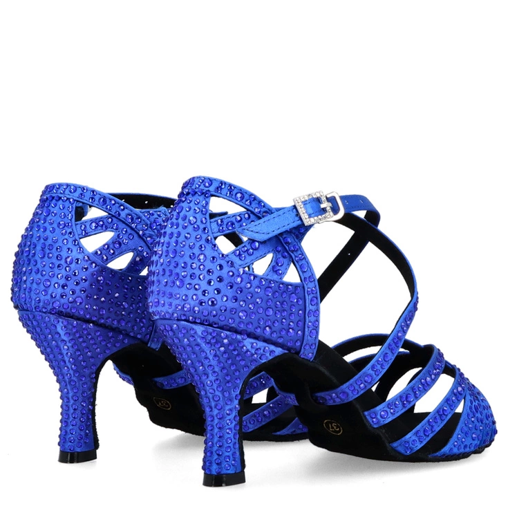 Profesjonalne, elastyczne buty taneczne TYMOTEO D8 Niebieskie – najlepsze buty do tańca