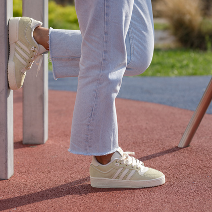 Sneakersy - ADIDAS RIVALRY 86 LOW OLIWKOWE