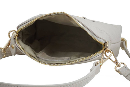 Mała torebka wieczorowa ze skóry - BARBERINIS 967-10 BEŻOWA