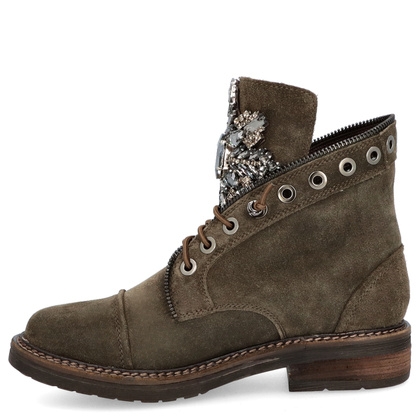 Hiszpańskie botki premium - ALMA EN PENA I240750 KHAKI