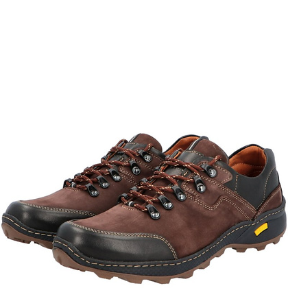 Polskie buty trekkingowe, skóra - KENT 515 BRĄZOWE