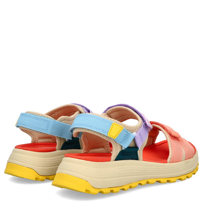 Damskie sandały zapinane na rzep - GIOSEPPO 75535 KOLOROWE