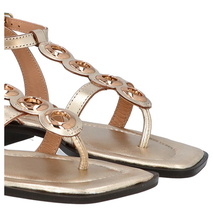 Skórzane sandałki - GIOSEPPO 74347 ZŁOTE