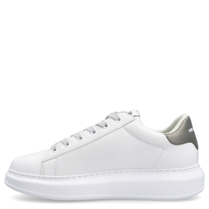 Sneakersy męskie - KARL LAGERFELD KAPRI MENS KL52531M BIAŁE