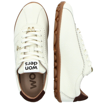 Hiszpańskie sneakersy premium - WONDERS AP-2103 BIAŁE