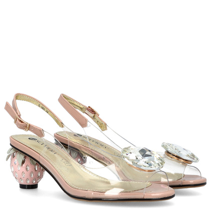 Sandały silikonowe - SCAVIOLA S-365 RÓŻOWE