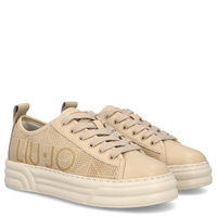 Sneakersy premium  - LIU JO CLEO 26 BF4031 P0102 BEŻOWE