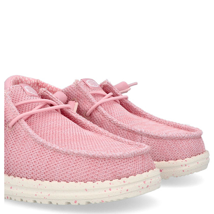 Lekkie półbuty damskie - HEY DUDE WENDY STRETCH SOX 41878 RÓŻOWE