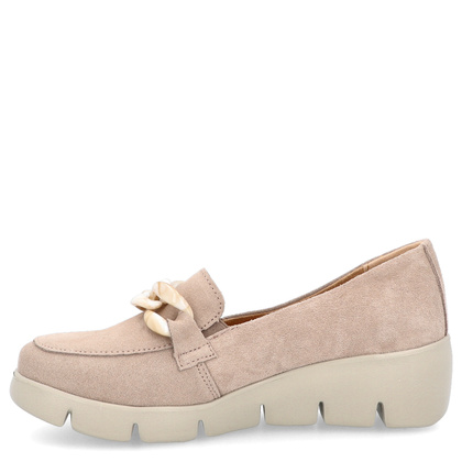 Skórzane mokasyny damskie - FILIPPO FILIPPO DP4128/24 BEŻOWY