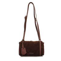 Torebka skórzana - TOSCANIO G163 BRĄZOWY