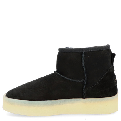 Skórzane śniegowce damskie - RAVINI 23 260 CZARNE