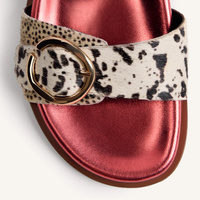 Klapki damskie z motywem zwierzęcym - GIOSEPPO 78025 