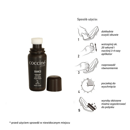 COCCINE BIANCO - preparat do białego obuwia