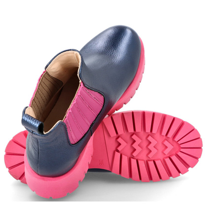 Kolorowe sztyblety - TYMOTEO A1001 RÓŻ GRANAT