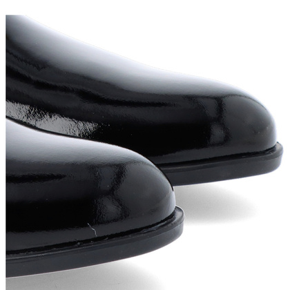 Lakierowane półbuty męskie - TAPI H-6914 CZARNE