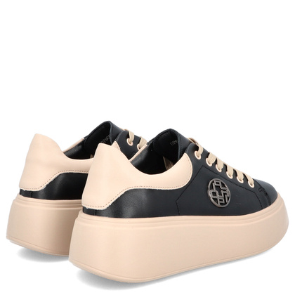 Sportowe buty damskie - FILIPPO DP6058/24 BEŻOWO-CZARNE