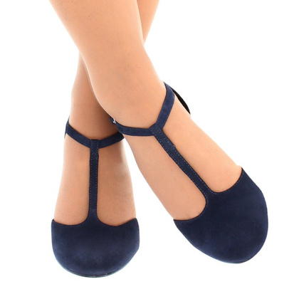 Buty taneczne - KOTYL 7063 GRANATOWE