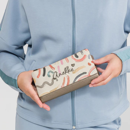 Duży damski portfel - ANEKKE MUSE OLYMPIA 42749-906