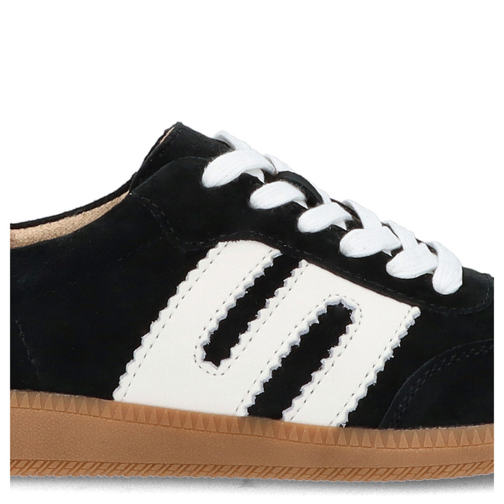 Sneakersy ze skóry - FILIPPO DP7492/25 CZARNE