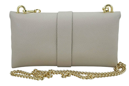 Torebka ze skóry naturalnej - BARBERINIS 958/10 BEŻOWA