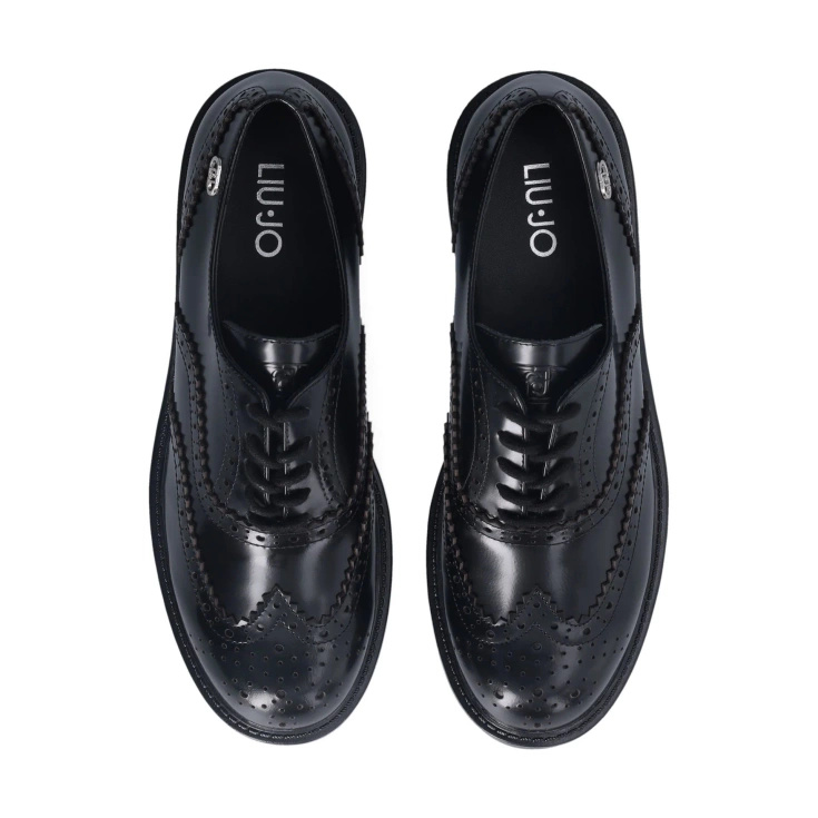 Damskie oxfordy premium - LIU JO ELISA 01 CZARNE