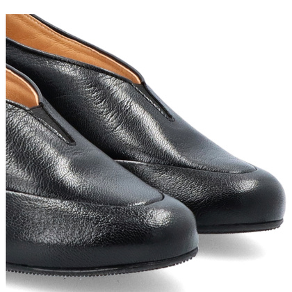 Półbuty damskie ze skóry - TANEX 4032-4512 CZARNE