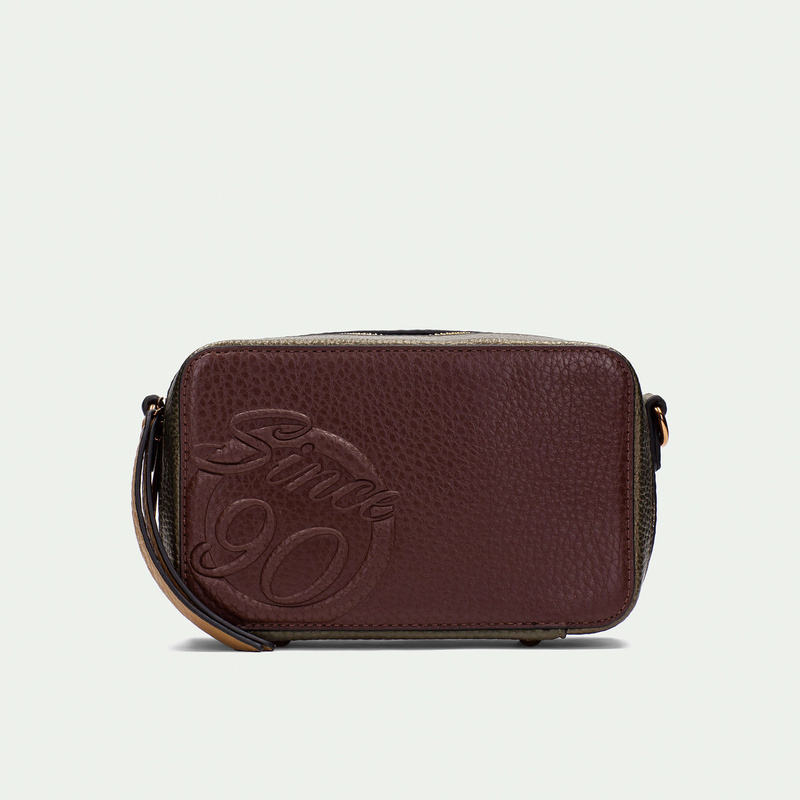 Torebka damska listonoszka - HISPANITAS BI254158 BRĄZOWA