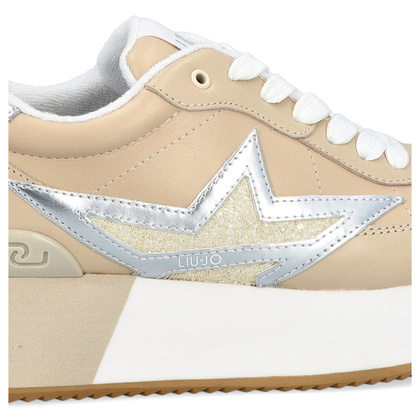 Sneakersy premium - LIU JO DREAMY 03 BF4039 PX527 BEŻOWE