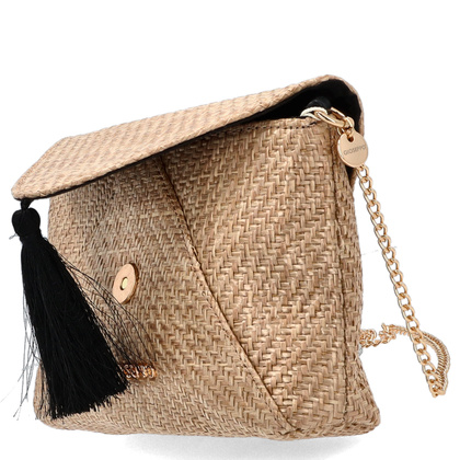 Pleciona listonoszka na łańcuszku - GIOSEPPO 75496 BEŻOWA