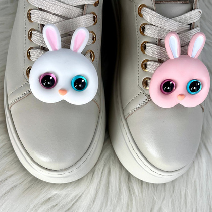 Ozdoby do sznurówek kreskówkowe - TYMOTEO L0VE SZ18 KRÓLIKI