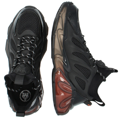 Sneakersy premium - PLEIN SPORT PACS USC0435 CZARNE