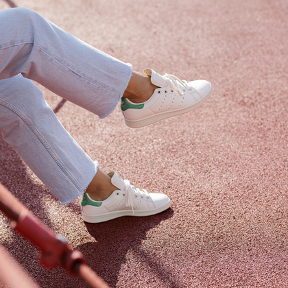 Sneakersy - ADIDAS STAN SMITH BIAŁE