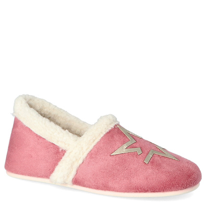 Luksusowe kapcie z futerkiem - MACARENA ANAIS 26 RÓŻOWE
