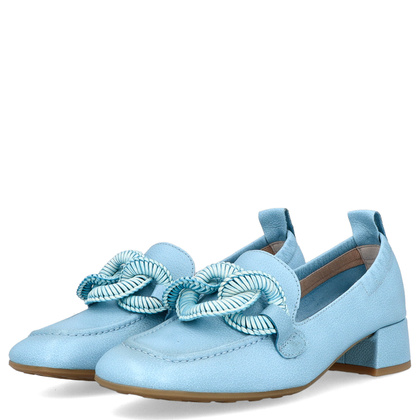 Hiszpańskie półbuty na obcasie - HISPANITAS HV254064 BŁĘKITNE