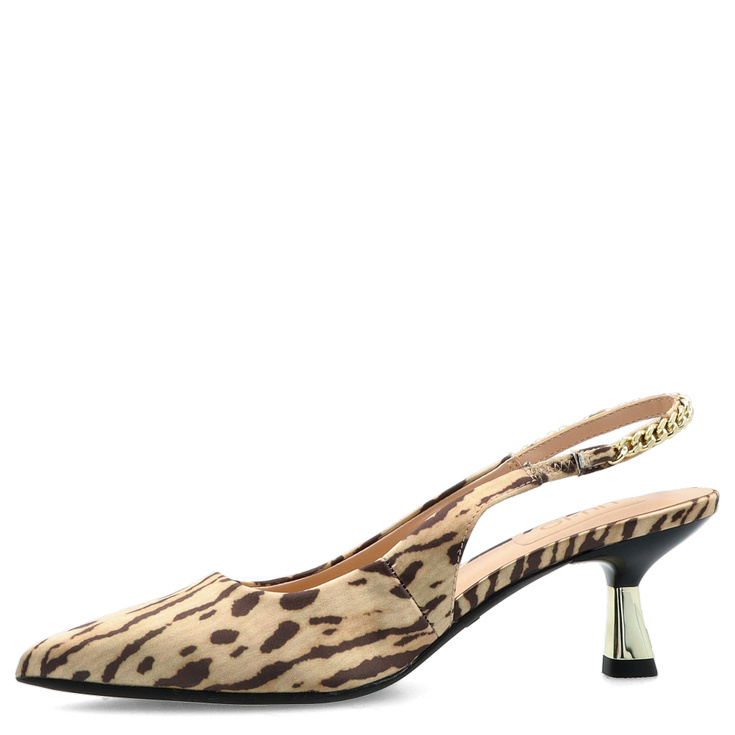 Czółenka bez pięty z motywem zwierzęcym  - LIU JO SANDIE 08