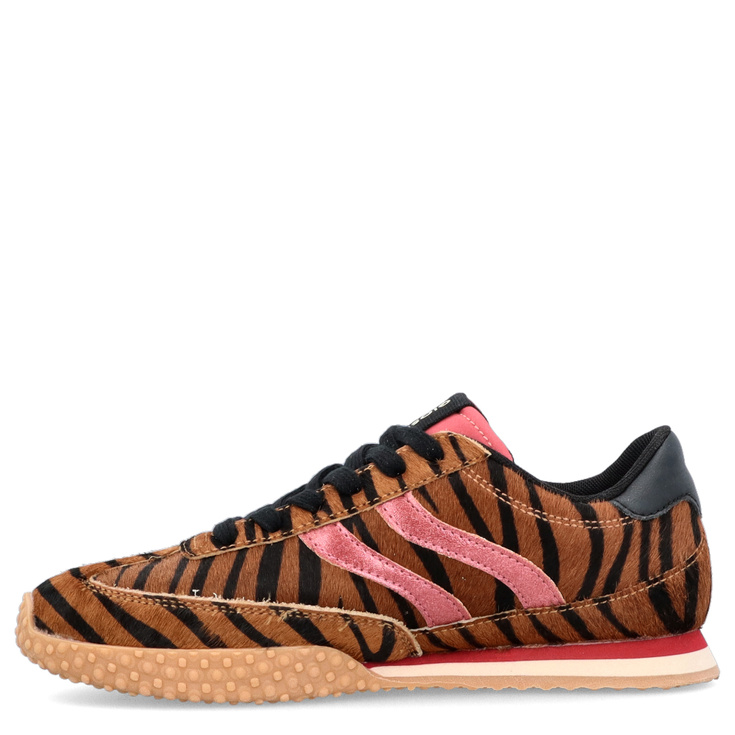 Hiszpańskie sneakersy damskie - GIOSEPPO 77010 BRĄZOWE