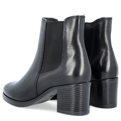 Wygodne botki ze skóry - PARROTTO WH70H04 CZARNE