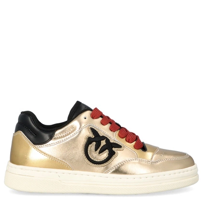 Sneakersy damskie premium - PINKO MANDY 01 ZŁOTE