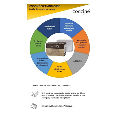 COCCINE - CLEANING CUBE kostka czyszcząca do zamszu