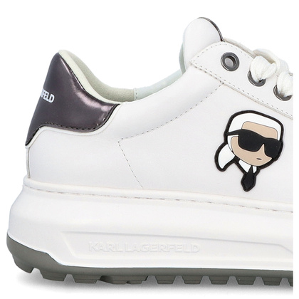 Sneakersy męskie - KARL LAGERFELD KAPRI LUG KL57530 BIAŁE