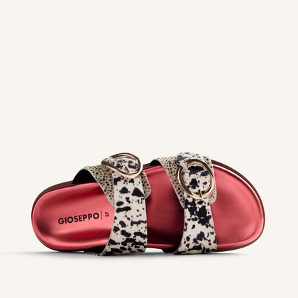 Klapki damskie z motywem zwierzęcym - GIOSEPPO 78025