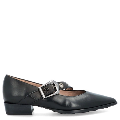 Hiszpańskie czółenka z zapięciem - HISPANITAS HI254196 CZARNE