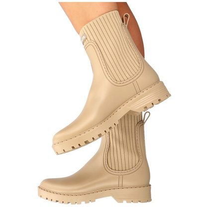 Krótkie kalosze premium - UNISA AYNAR BEŻOWE