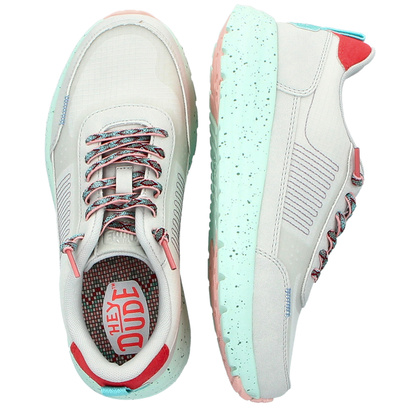 Lekkie sneakersy damskie - HEY DUDE SIROCCO ALTA W FRIENDSHIP LACE 43155 SZARE