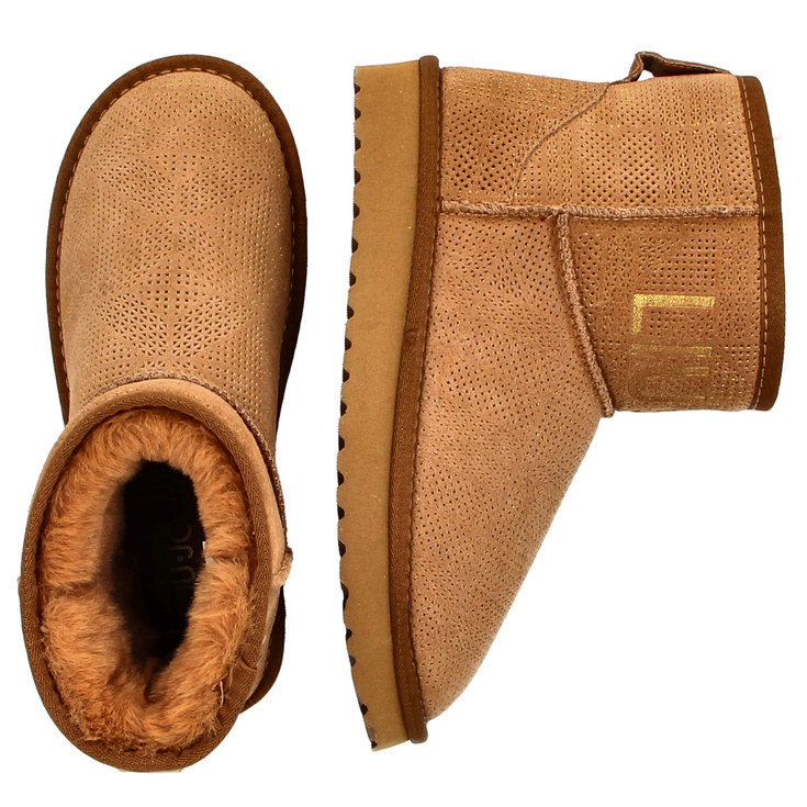Śniegowce damskie premium - LIU JO JIL 02 CAMEL