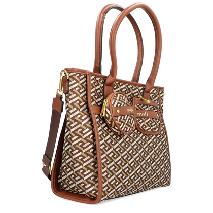 Torebka na ramię - PEPE MOLL 222300 BRĄZOWA